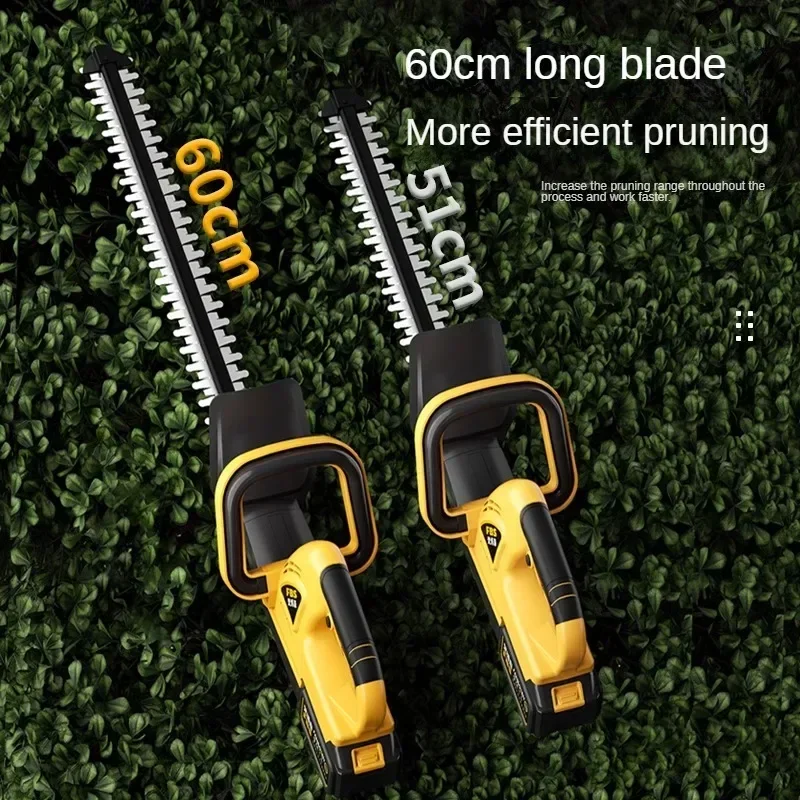 

110V/220V Cordless Electric Hedge Trimmer with Pruner and Shears for Garden and Lawn Maintenance C