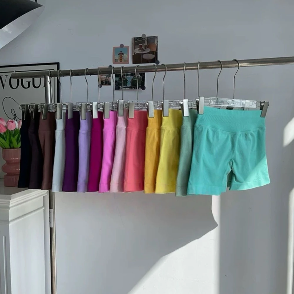 

Clearance Sale! Women's Shorts, Summer Sports Shorts, Exercise Running, Hip Rubbing, Low Rib Waist Yoga Shorts, Seamless