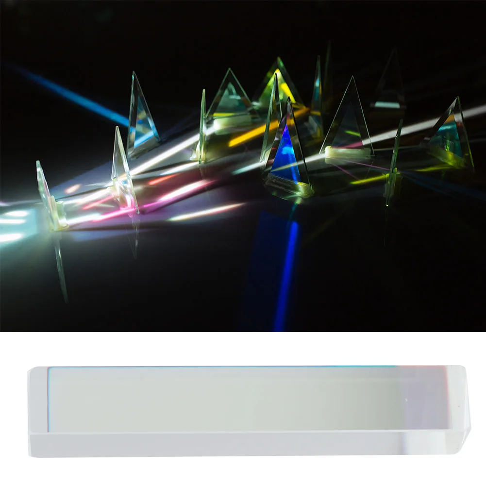 

Glass Prism K9 Optical Glass Prism for Decoration Physics Education Teaching Children Gift Prism Optical Prism Physics Teaching