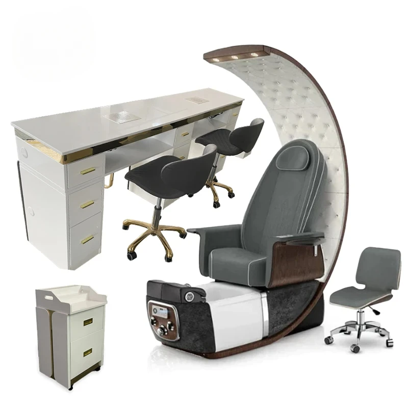 

Pipeless Pedicure Chair with Massage and Spa No Plumbing Foot Bath Luxury Safety Design for Salon Spa​​ Commercial Furniture