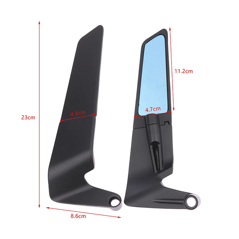 Motorcycle Conversion Mirrors Electric Vehicle Universal Reflector Conversion Accessories Motorcycle Accessories Wind Wing