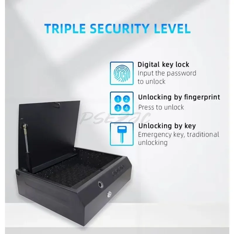 Household Anti-theft Password Box Fingerprint Safe Valuable Item Password Security Protection Box