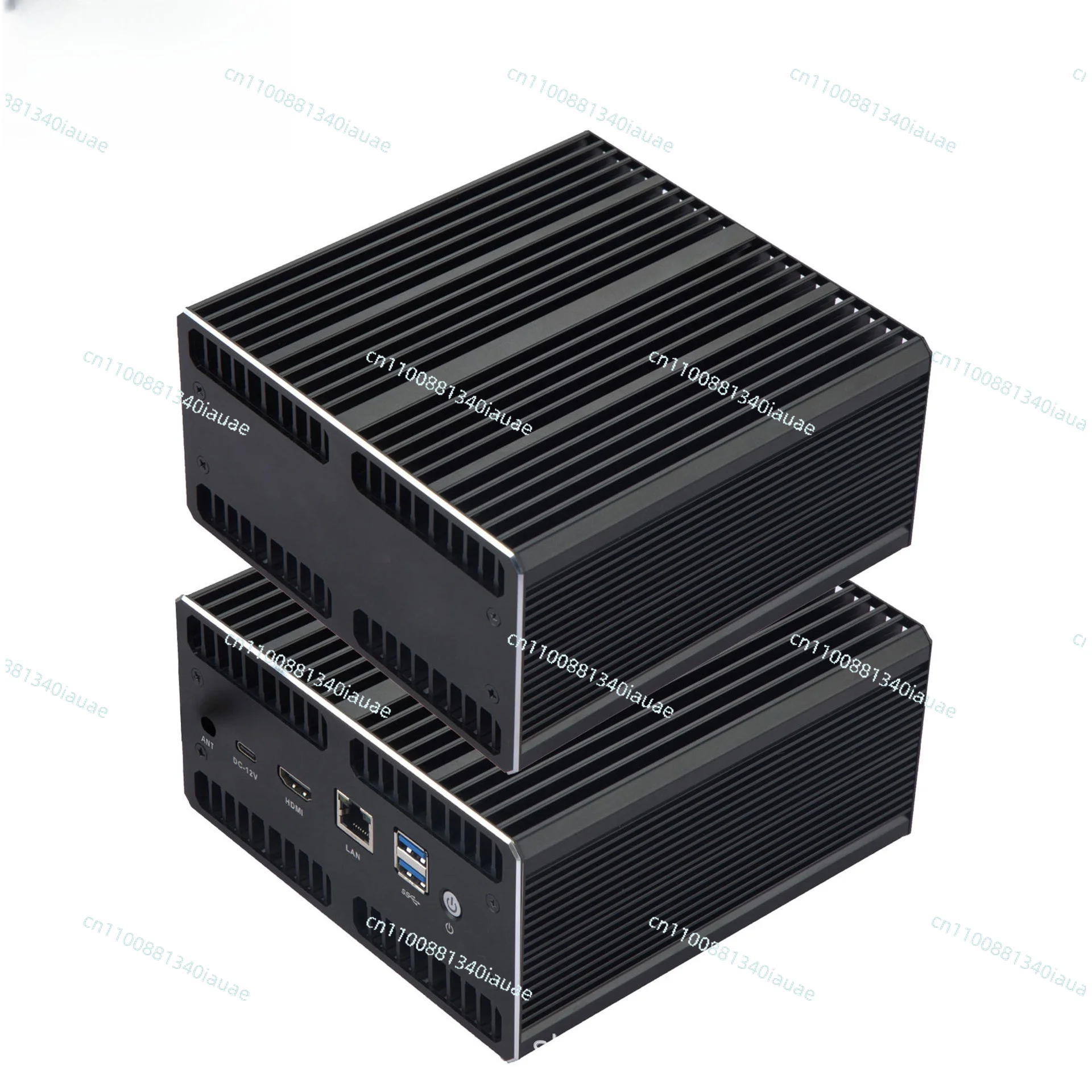 New N100 Quad-core Industrial Control Fanless Silent Mini Computer Barebones Embedded Small Host