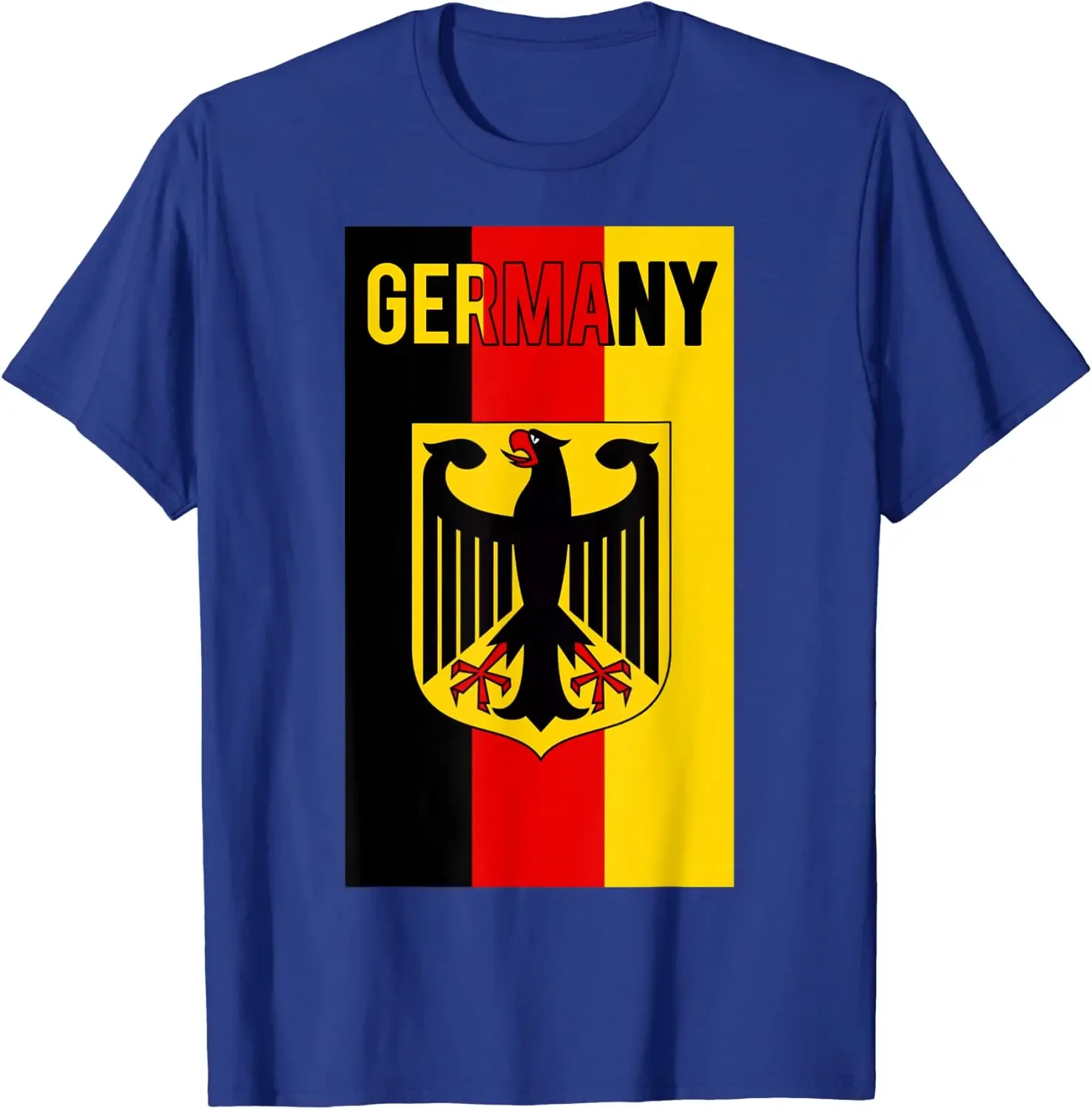 German Pride | Germany Flag T-Shirt 100% Cotton O-Neck Summer Short Sleeve Casual Mens T-shirt Size S-3XL