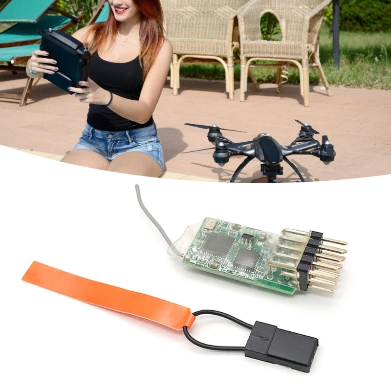 4100E 2.4GHz 4Ch Receiver DSM2 Full Ranges +800m 4100x Remote Control Airplanes For Drones Transmitters Accessories