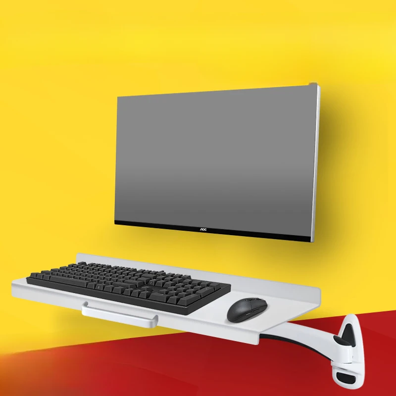 Computer keyboard, mouse stand, monitor tray