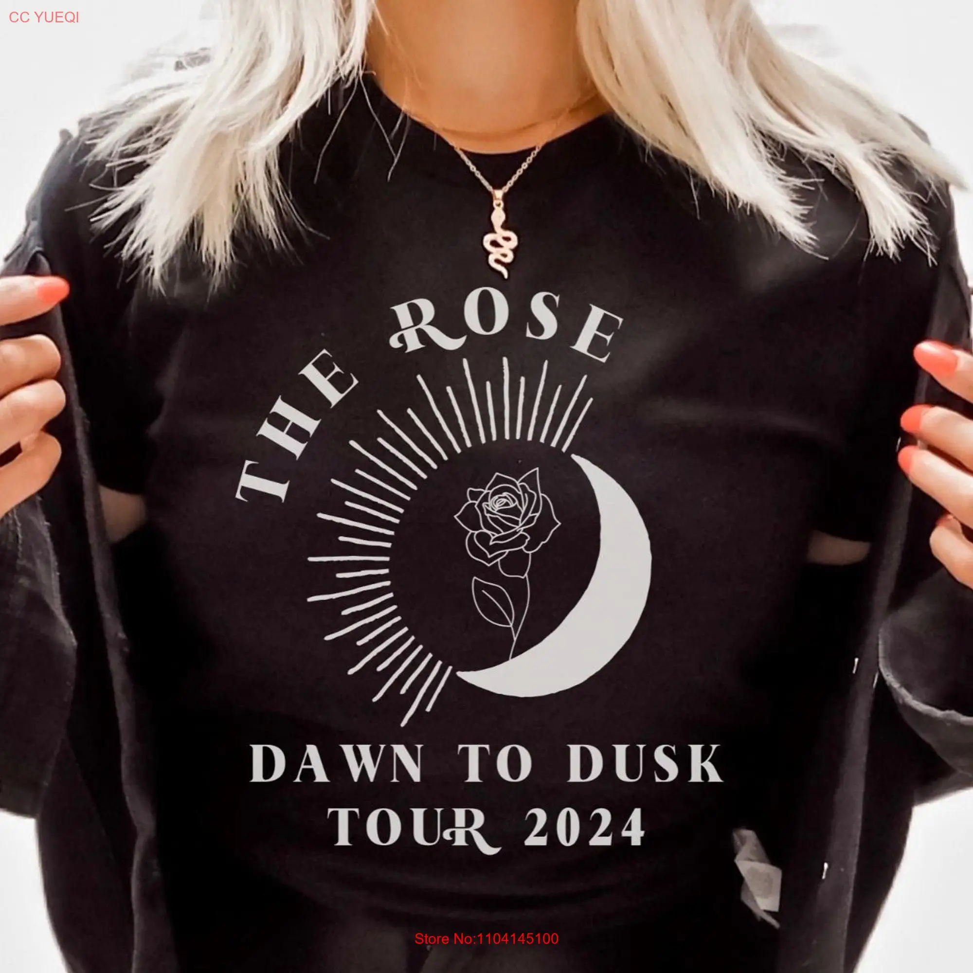 Camiseta de la gira Kpop Rose Dawn to Dusk, concierto negro, Merch K pop, Woosung, Dojoon, Hajoon, Jaehyeong, Rock coreano