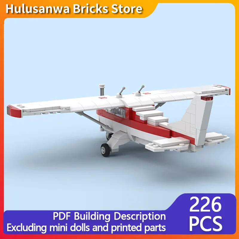 

175A Skylark Light Aircraft Model MOC Building Bricks War Equipment Modular Technology Gifts Holiday Assemble Children Toy Suit