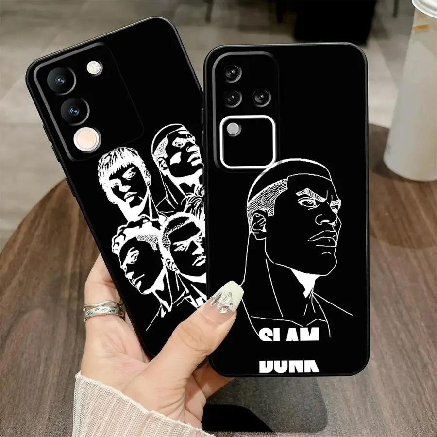 S-Slam Dunk Soft Back Phone Cover Case for Vivo Y27 Y12 Y15S Y20 Y21 Y19 Y16 Y17 Y33S Y35 Y22 Y31 Y36 Y30 Y02 Y11