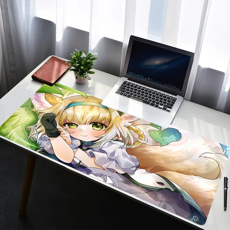 

Mouse Pads Arknights Suzuran Desk Mat Protector Gaming Mousepad Office Table Decor Keyboard Long Pad Computer Gamer Mats