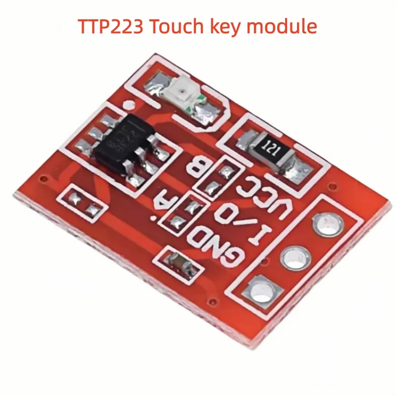 TTP223 Touch Button Module Capacitor Type Single Channel Self Locking Touch Switch for Arduino DIY Electronic Projects