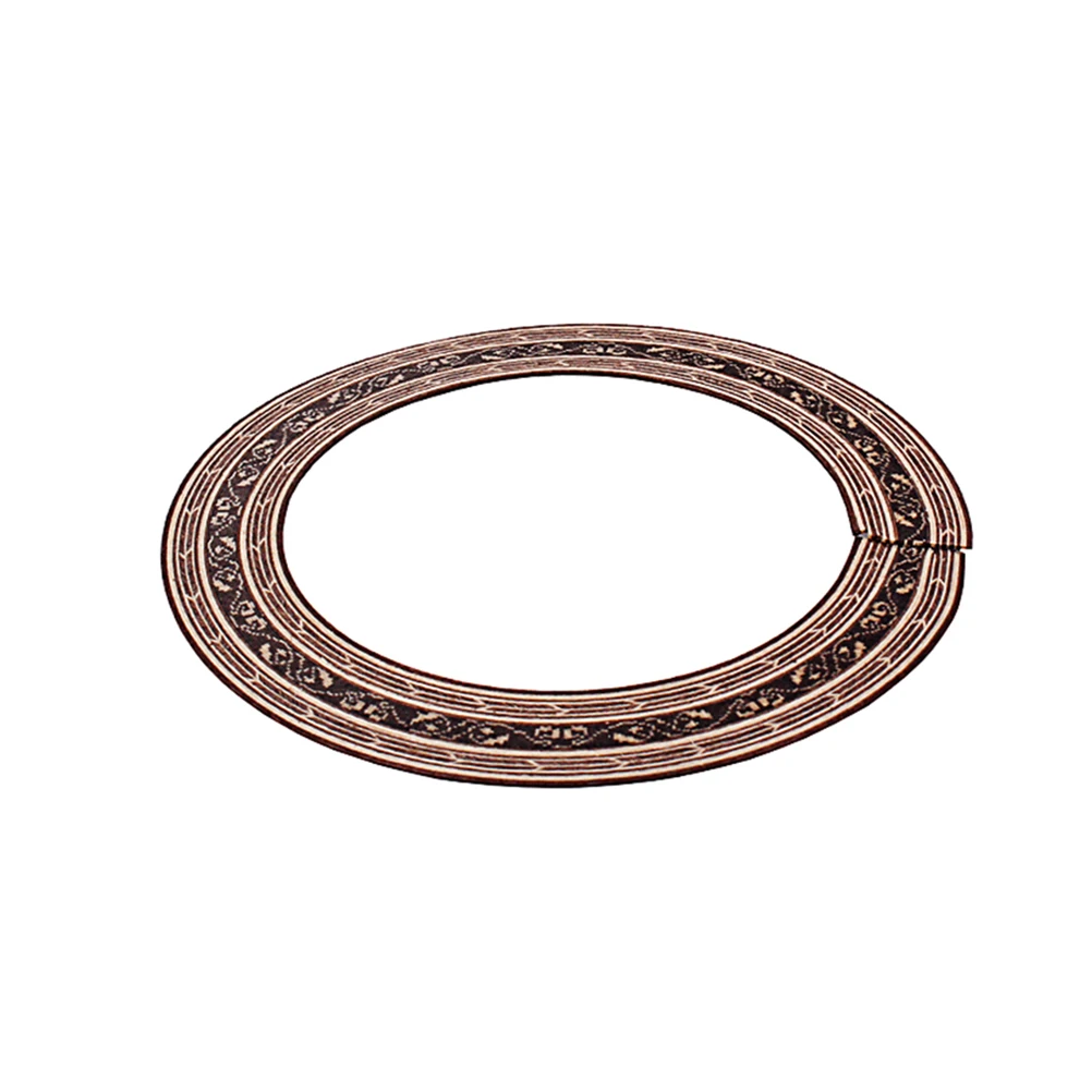 

Classical Guitar Sound Hole Rosette Decals Acoustic Sticker Cover Decoration Accessories Inlay Wood Material Electric Bass