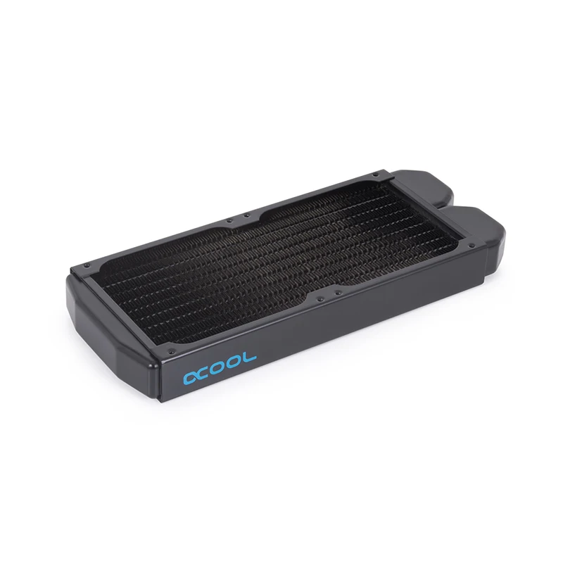 Imagem -03 - Alphacool Nexxxos St25 Radiador Duplo 92184 mm de Cobre Completo 225x92x25 mm Usando para o Sistema de Refrigeração de Água da Construção do Laço Líquido do Computador