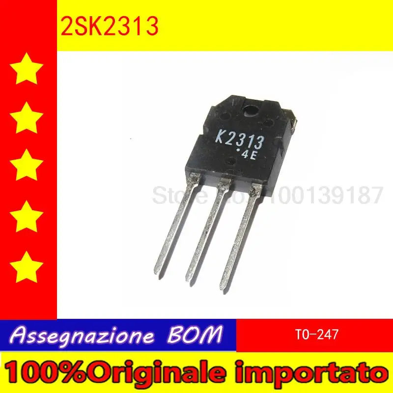 

10pcs/lot K2313 2SK2313 TO-3P field effect transistor 80A 60V high current power transistor