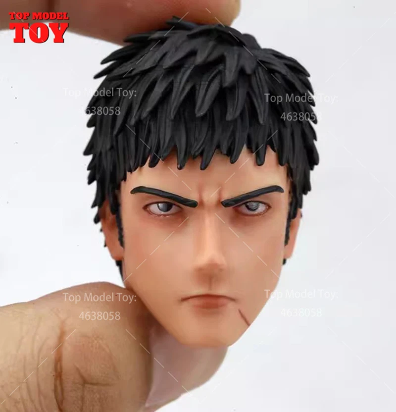 In Stock 1/6 Scale Anime Basketball Player Head Sculpt Carving Model Fit 12''  Male Soldier Action Figure Body Dolls Toy