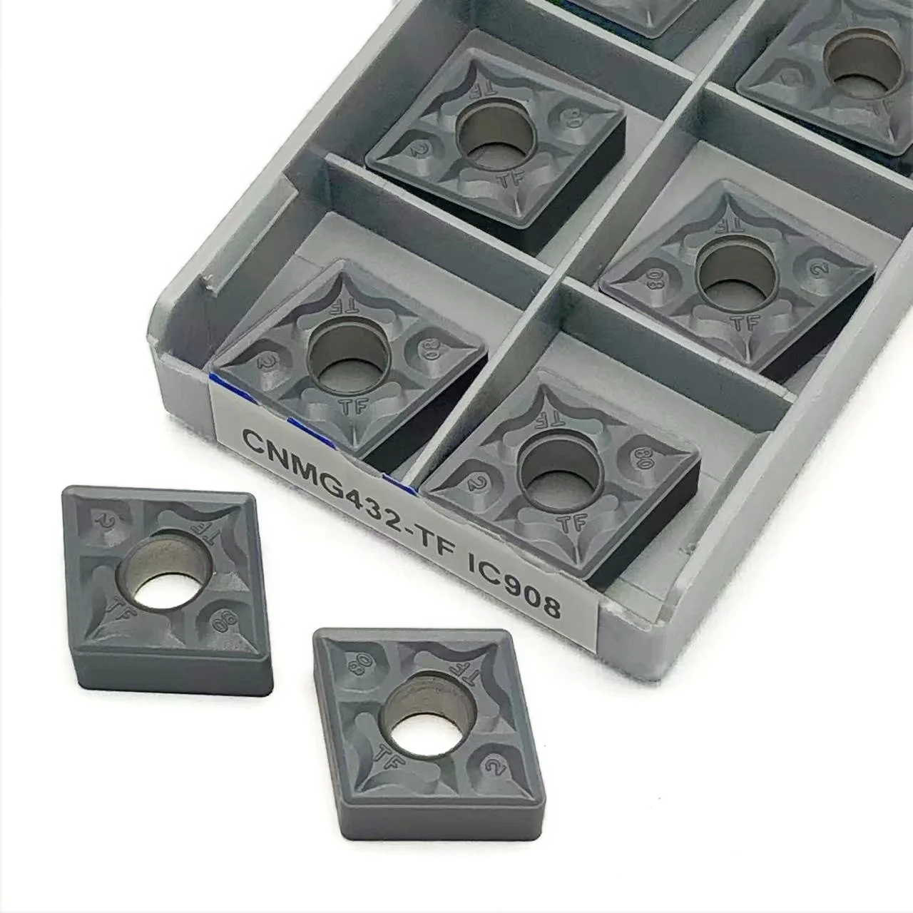 مخرطة تحول خارجية CNC ، أداة عالية الجودة ، إدراج ، CNMG120404 ، IC907 ، IC908 ، CNMG120408 ، TF IC907 ، IC908