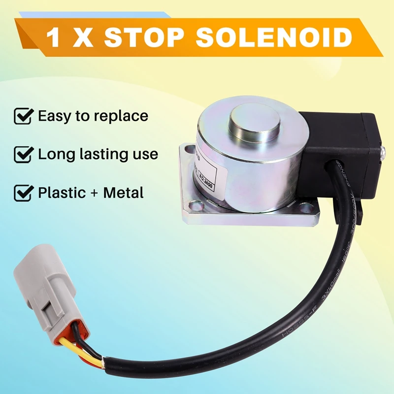 03938010 01660911 For Hatz 3L31C H15SXL H12SXL H12SX H12SDXH 18SXL H16TPX Diesel Stop Solenoid 12V