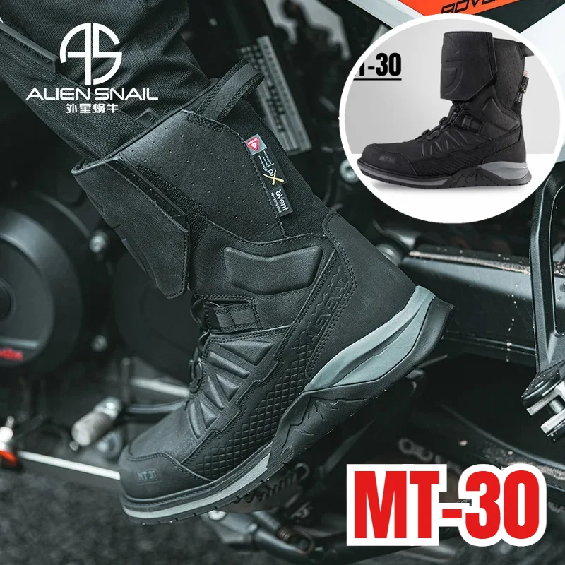 

MT-30 Motorcycle Riding Shoes Motocross Waterproof Rally Boots Men's Anti Fall Motorcycle Racing Boots Commuter Boots