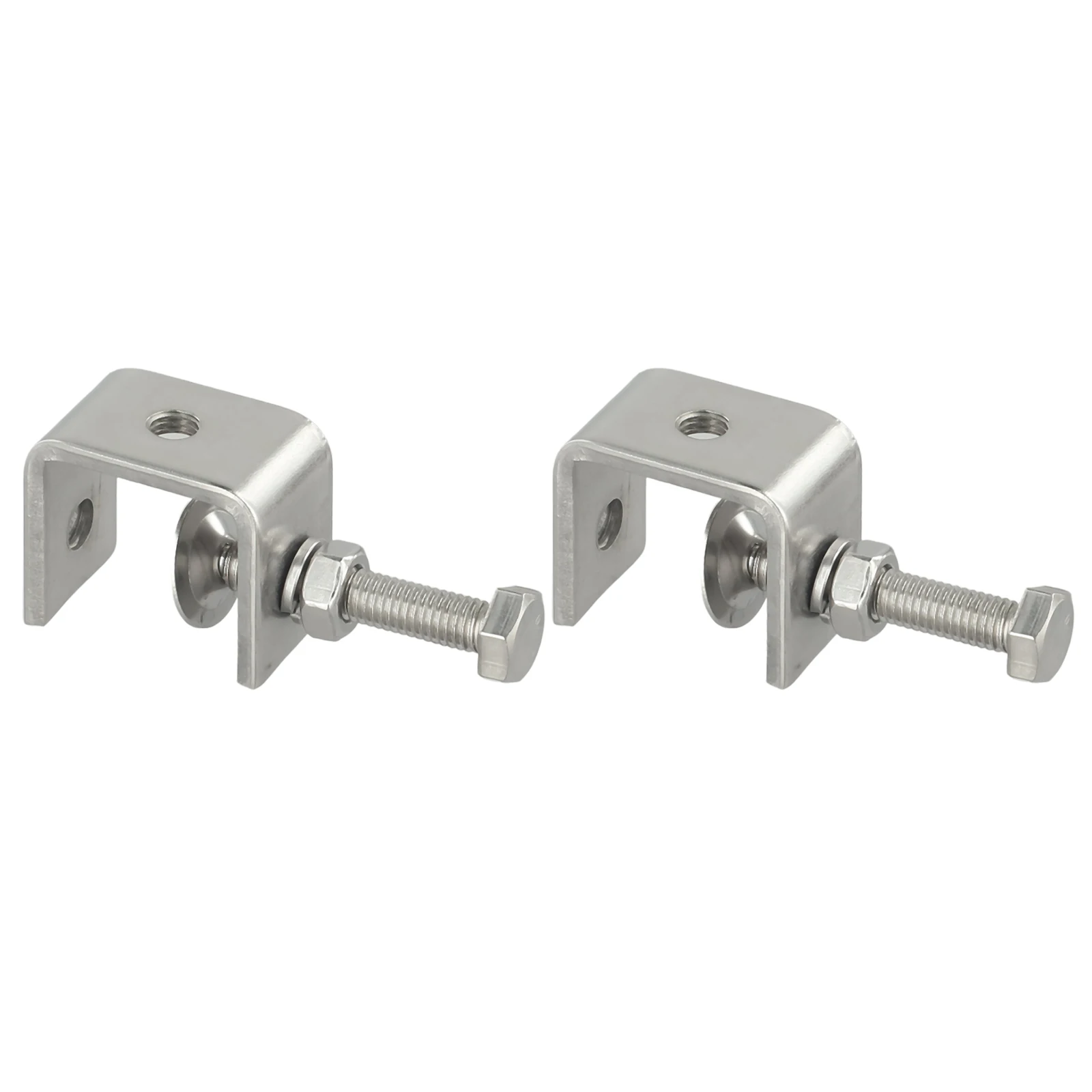 4 Stainless Steel C Clamps for Welding Metal Fabrication Automotive Assembly and General Purpose Clamping on Work Surfaces