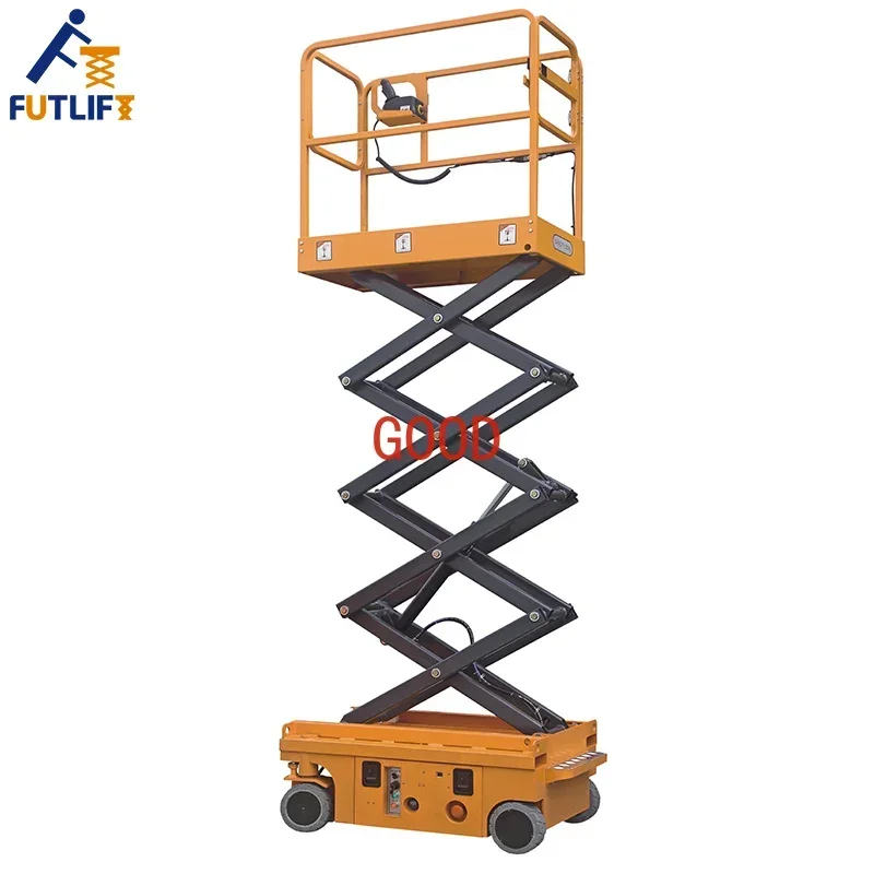 Outdoor Electric Scaffolding Lift Platform 3m 3.9m Mobile Mini Scissor Lift
