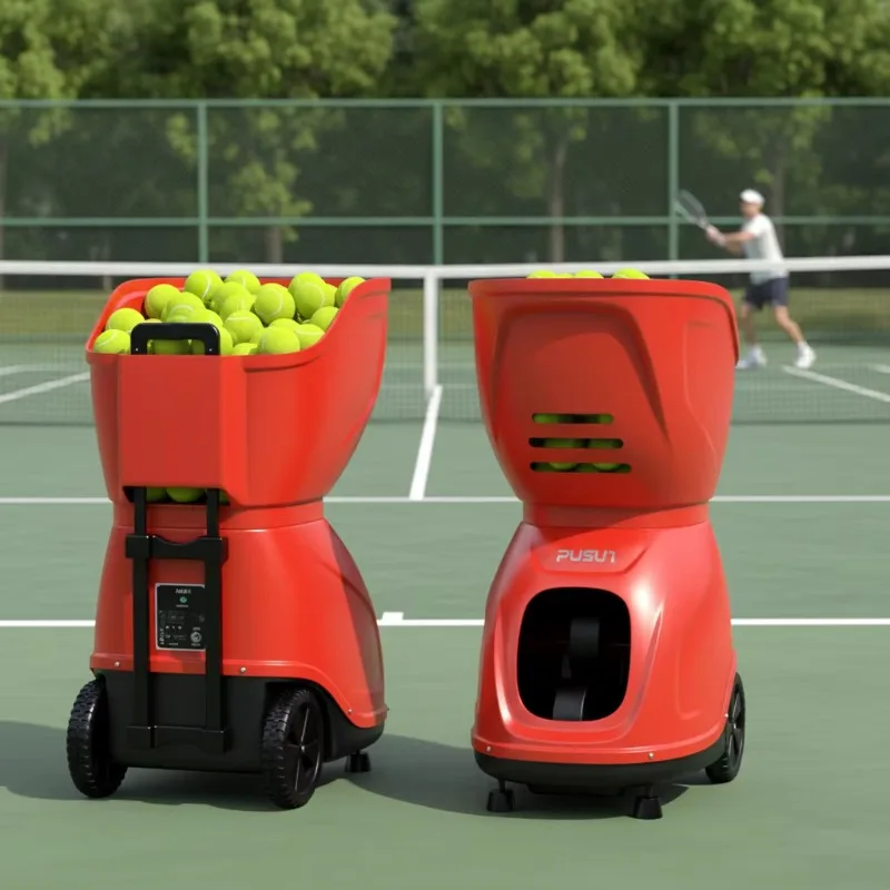 

PUSUN PT9001 PRO Tennis Serving Machine APP Control Big Battery Long Standby Professional Tennis Trainer for Club Home Training