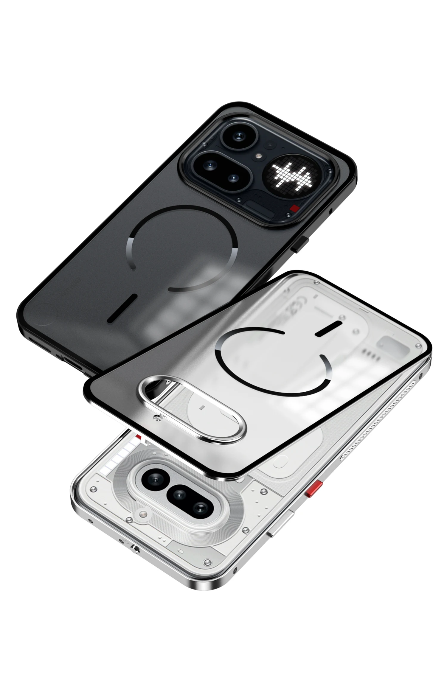 Für Nothing Phone 4a Pro 4apro: Mattierte Handyhülle mit magnetischem Metallrahmen, abnehmbar, für Magsafe, Aluminiumlegierungs-Schutzhülle. – Detail 12
