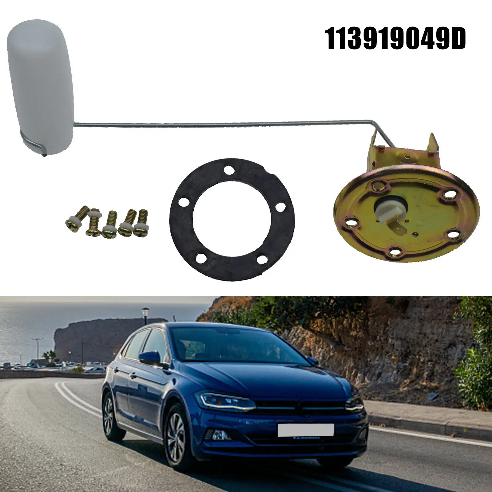 

1pc Car Fuel Gauge Sender Unit Seal With Screw Fuel Tank Sender Unit For VW T1 Beetle Bug OEM113919049D Car Accessories