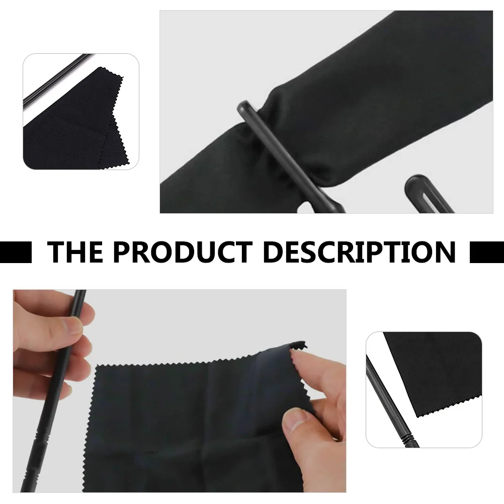 

1 set 1 Set Flute Cleaning Rod Kit Lightweight Durable For All Flutes Piccolos Cleaning Tools Accessories Instrument Care