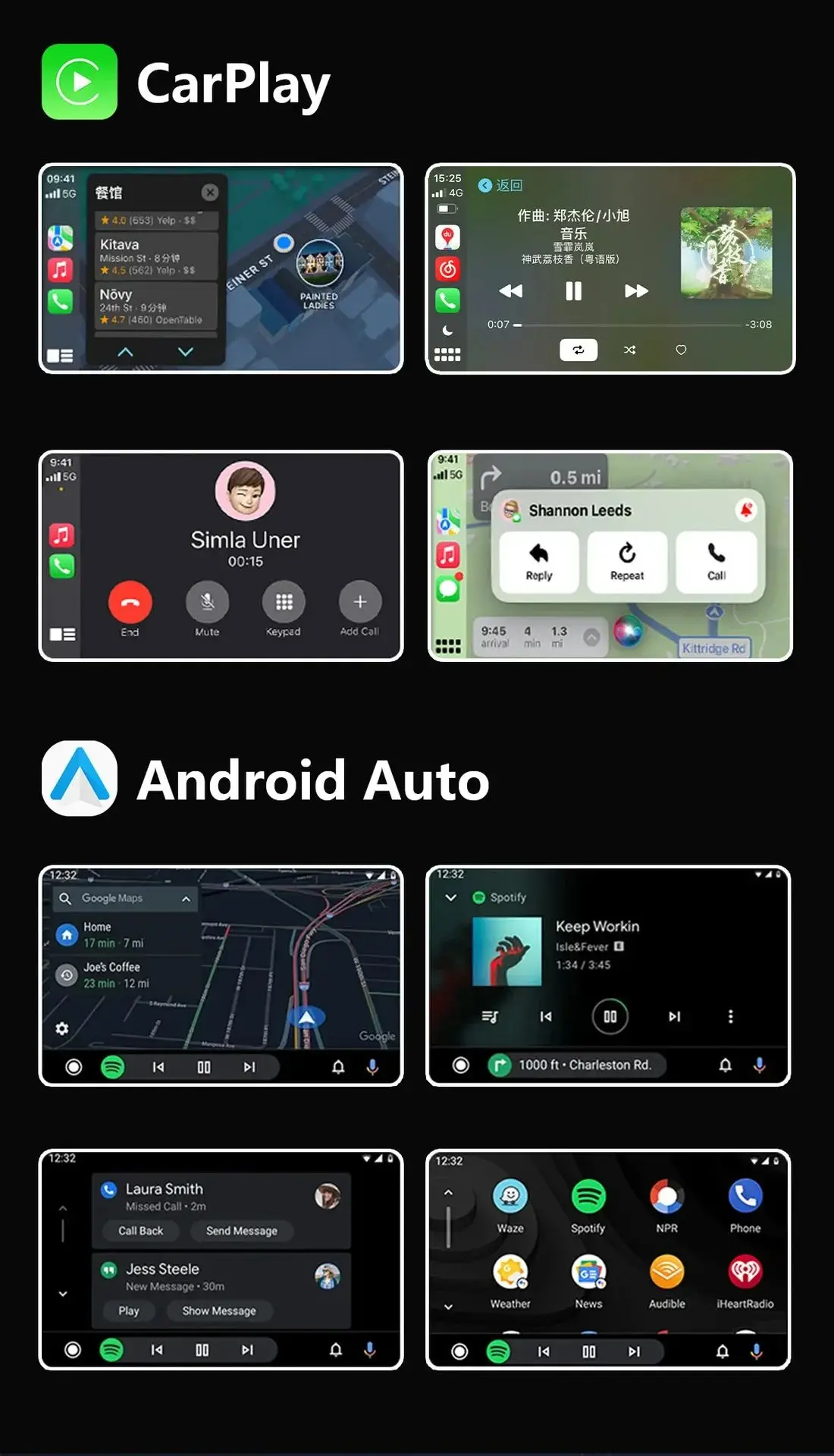 Smart AI Box Android14 4G+64G/2G+32G Kabelloses CarPlay Android Auto TV-Box für YouTube Netflix für VW Nissan Toyota Hyundai Ford – Detail 11