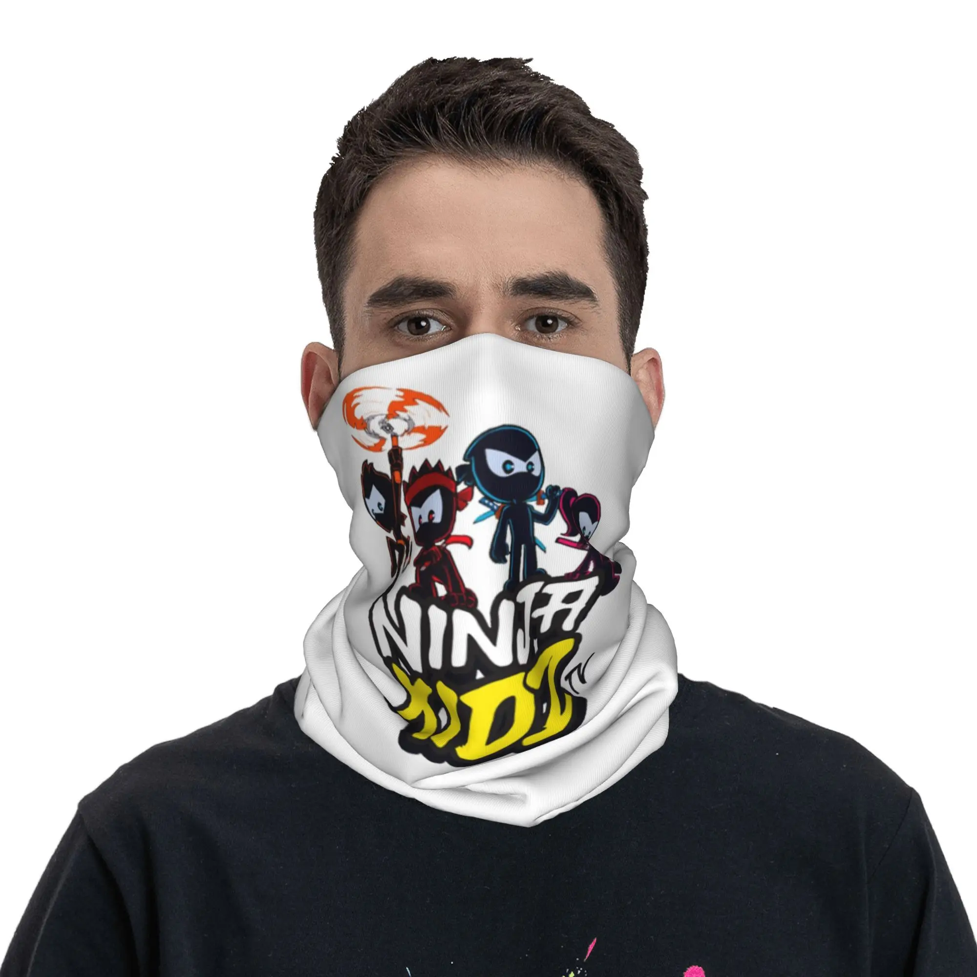 

Ninja Kidz бандана, гетры с принтом, шарф, многофункциональный велосипедный шарф для верховой езды для мужчин, женщин, взрослых, моющийся