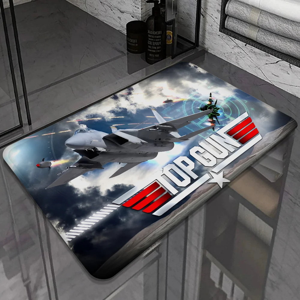 Top Gun Maverick Movie Floor Carpet Anti-slip Absorb Water Long Strip Cushion Bedroon Mat Welcome Rug