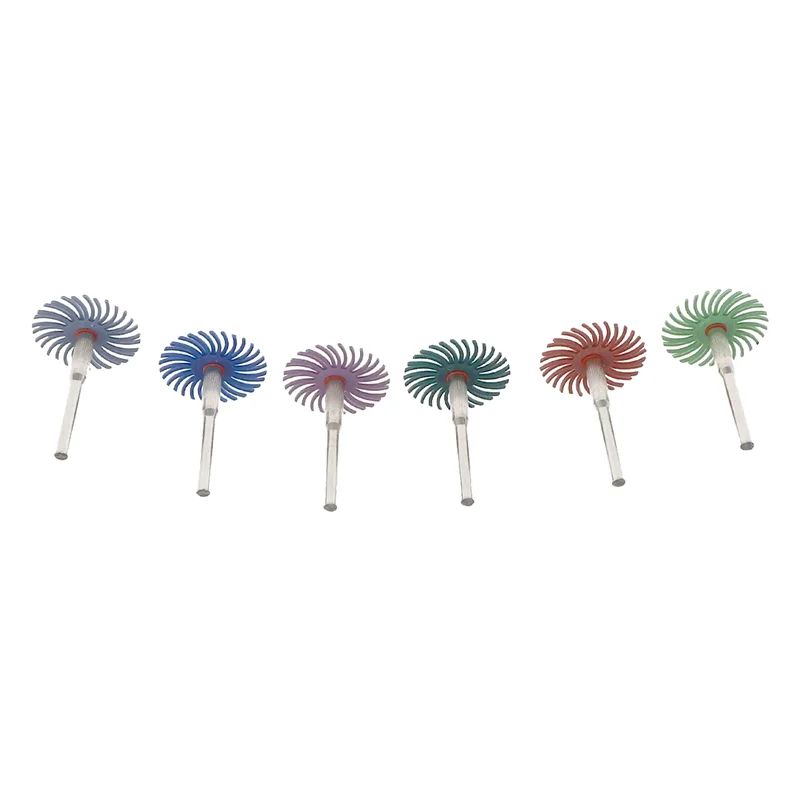 

A26F-Bristle Disc Kit With Shank 60PCS 1 Inch Radial Bristle Disc Wheel Brushes Abrasive Brush Rotary Tool
