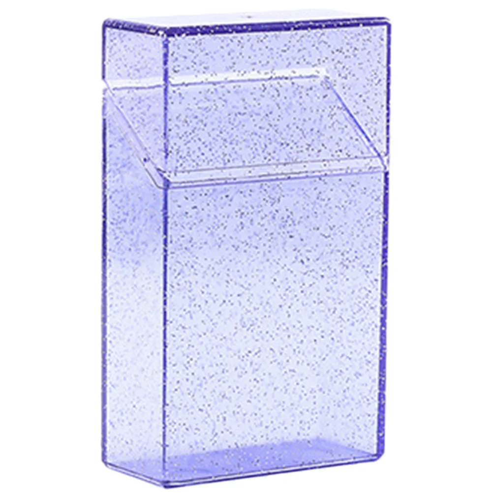 

Cigarette Case Portable Plastic Box Flip Top Durable Travel Storage Holder Small Container For Men Home Use Cigar Accessory