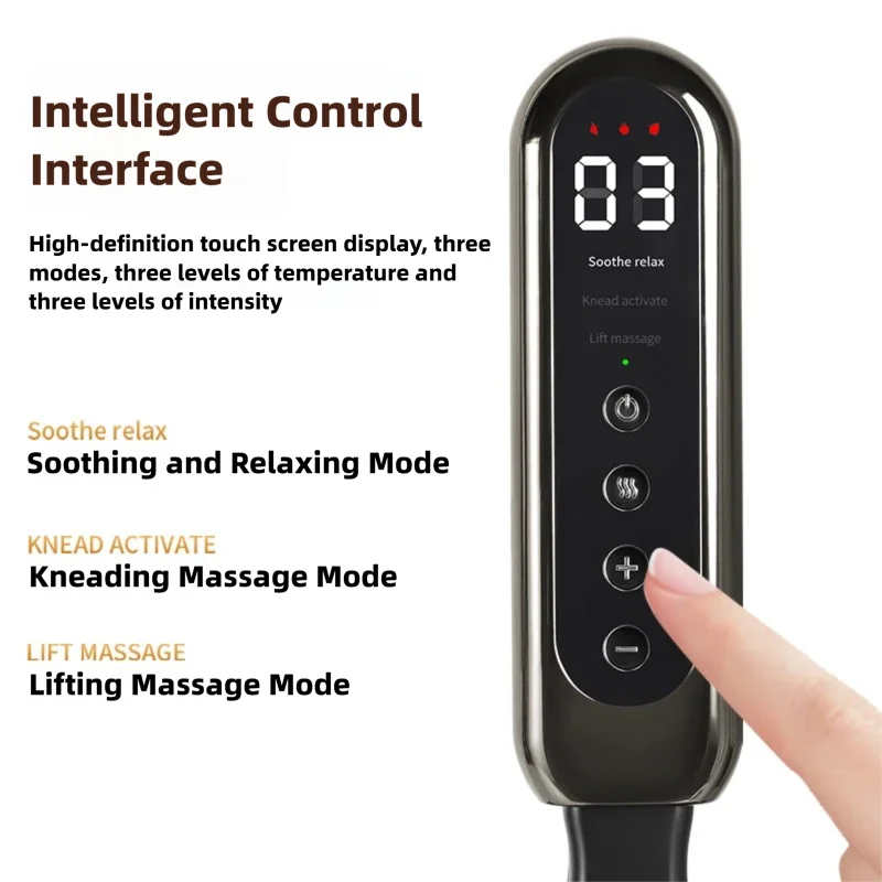 Jinkairui الكهربائية ضغط الهواء مدلك الساق ملفوفة بالكامل موجة الهواء العلاج العجل أداة التجميل مع أكياس الهواء #6