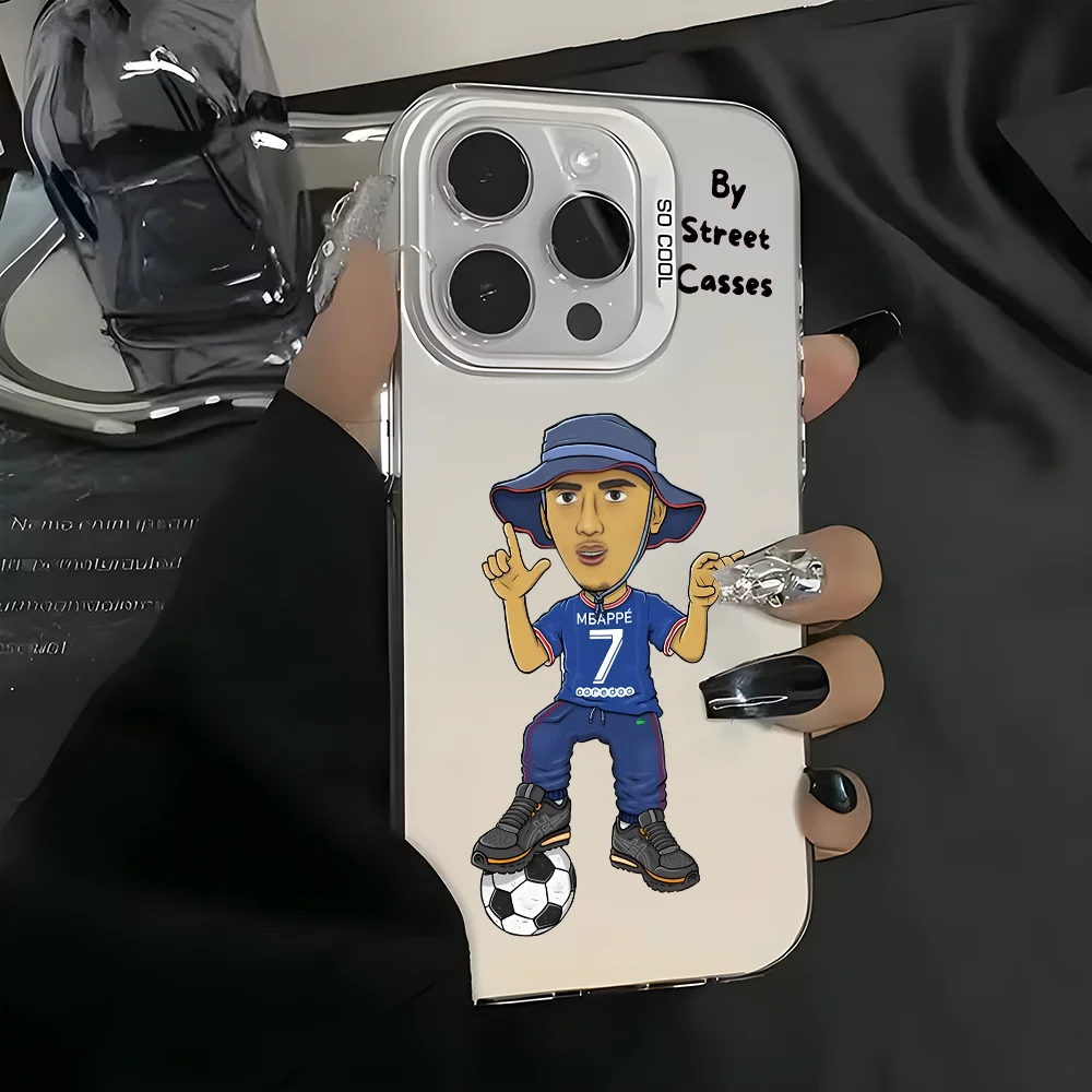 

Rapper MDLR M-Morad art Phone Case For iPhone 16 15 14 13 12 11 Pro Max White Matte Laser Metallic Aurora Funda