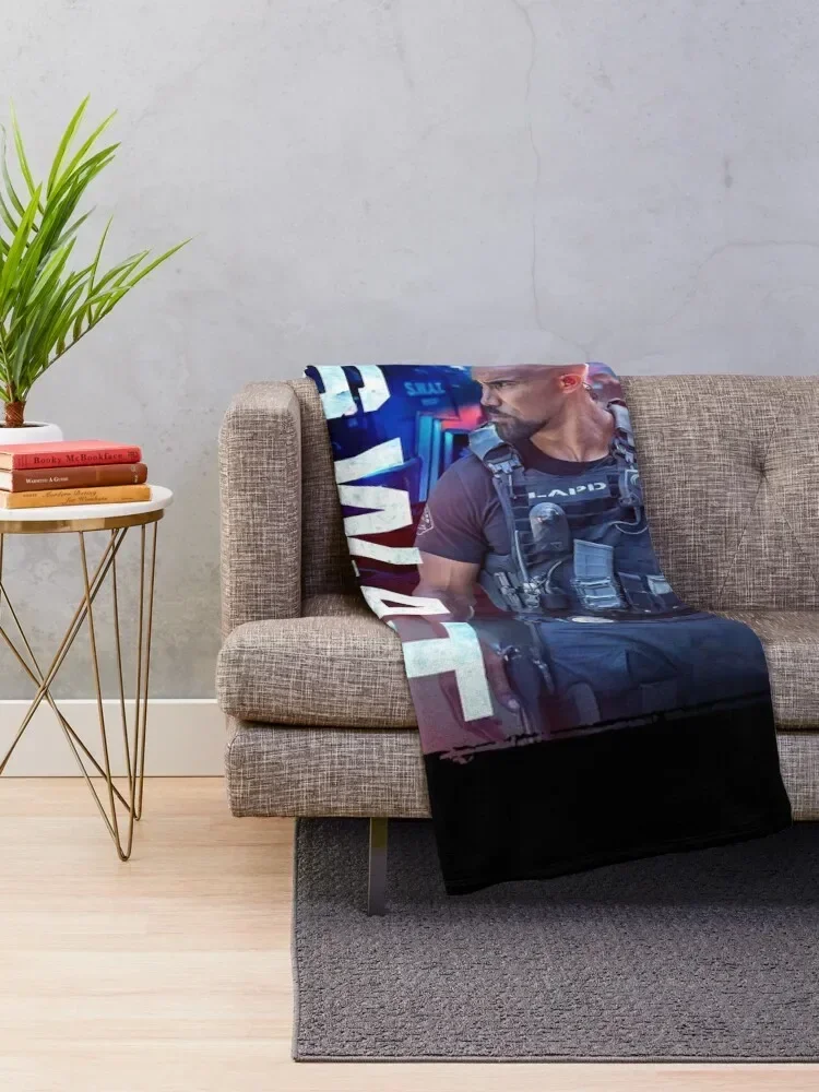 Gifts For Men Shemar Moore Cool Graphic Gift Throw Blanket Custom decorative Nap wednesday Blankets