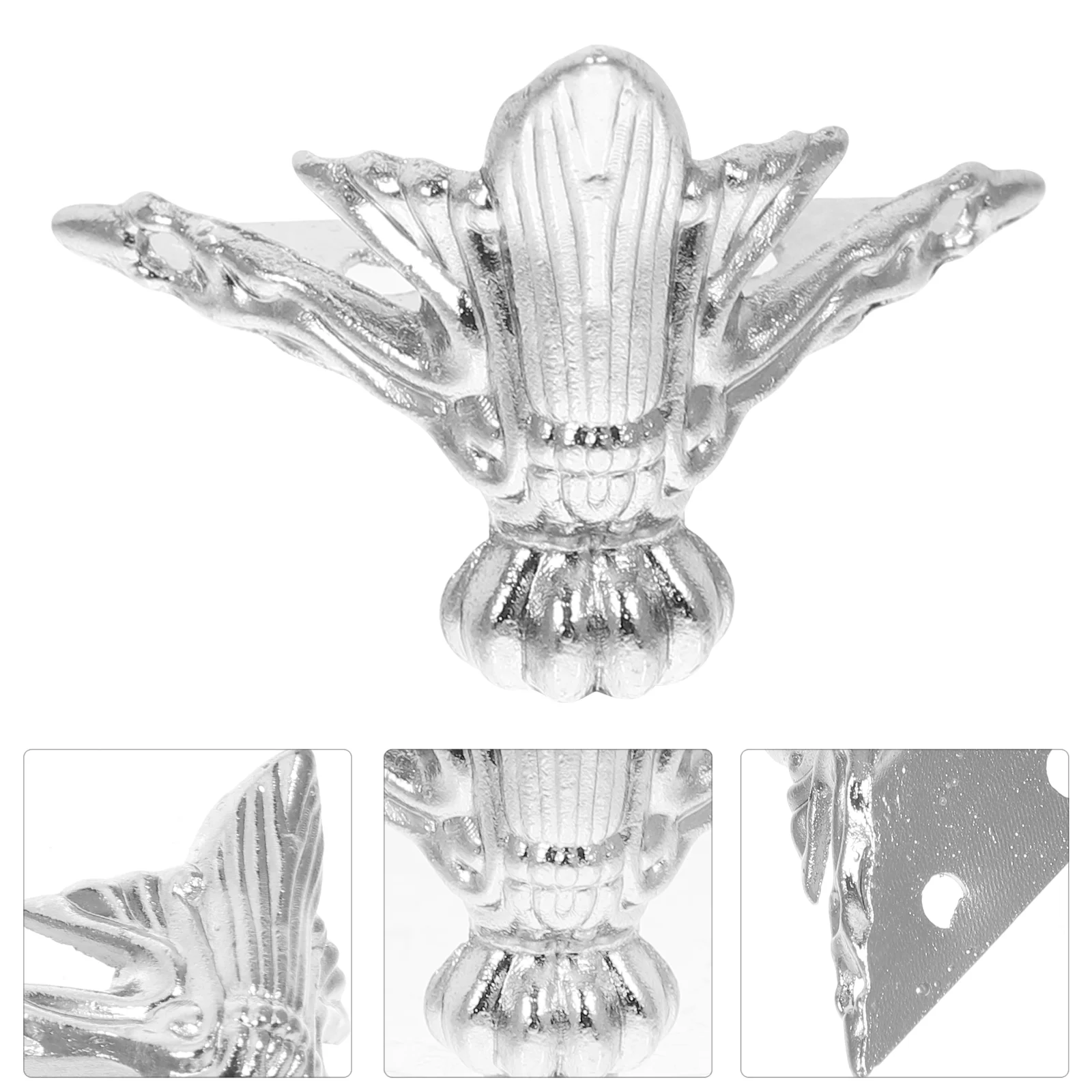 20ชิ้นฟุตเครื่องประดับขาเฟอร์นิเจอร์เคสไม้อุปกรณ์เสริมโลหะผสมสังกะสีฐานป้องกันฝุ่นสำหรับบันได