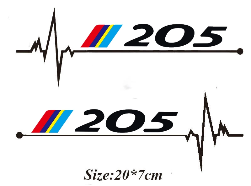 Car Sticker For Peugeot 205