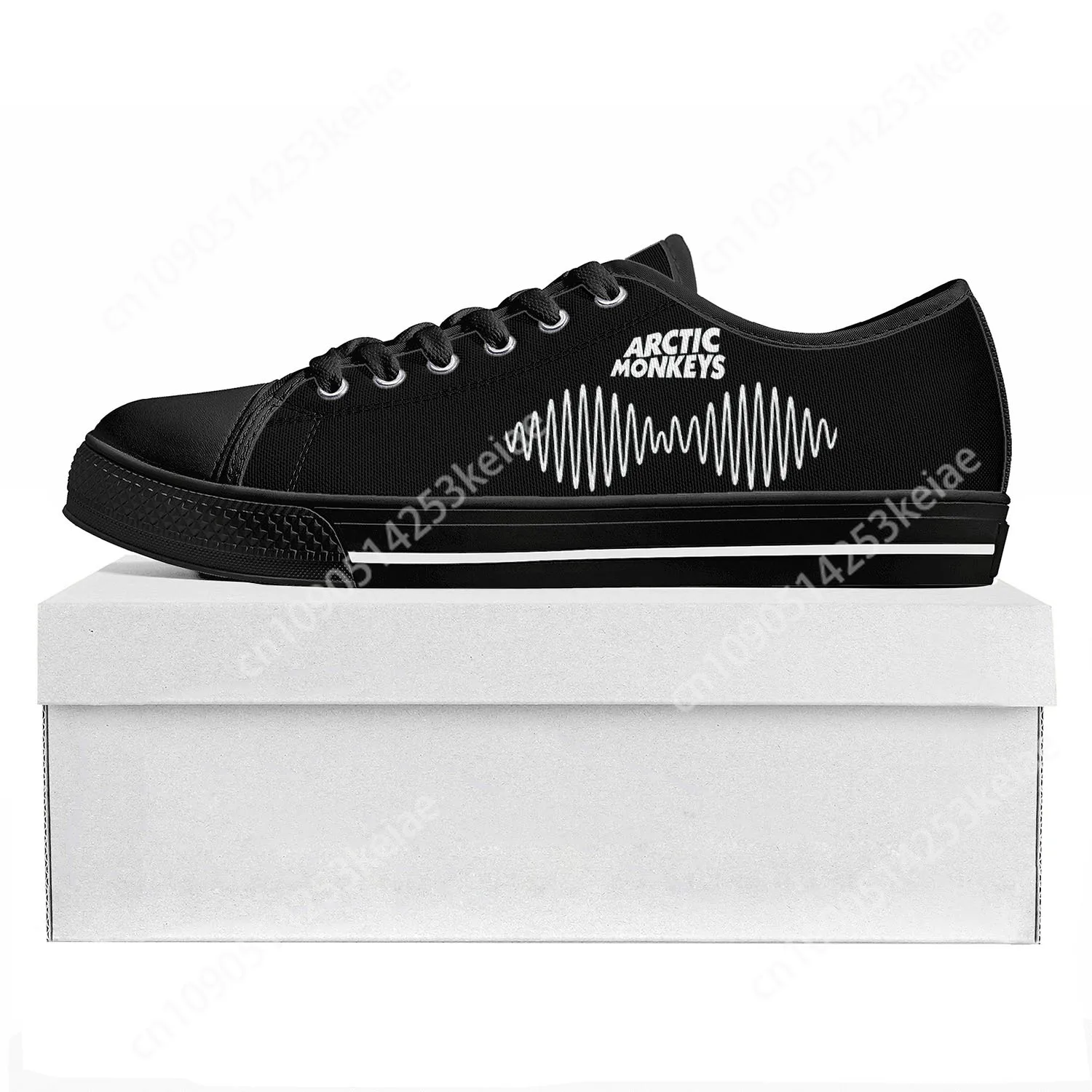 Arctic Monkeys Rock Band Low Top High Quality Sneakers Mens Womens Teenager Canvas Sneaker  Prode Casual Couple Shoe Custom Shoe