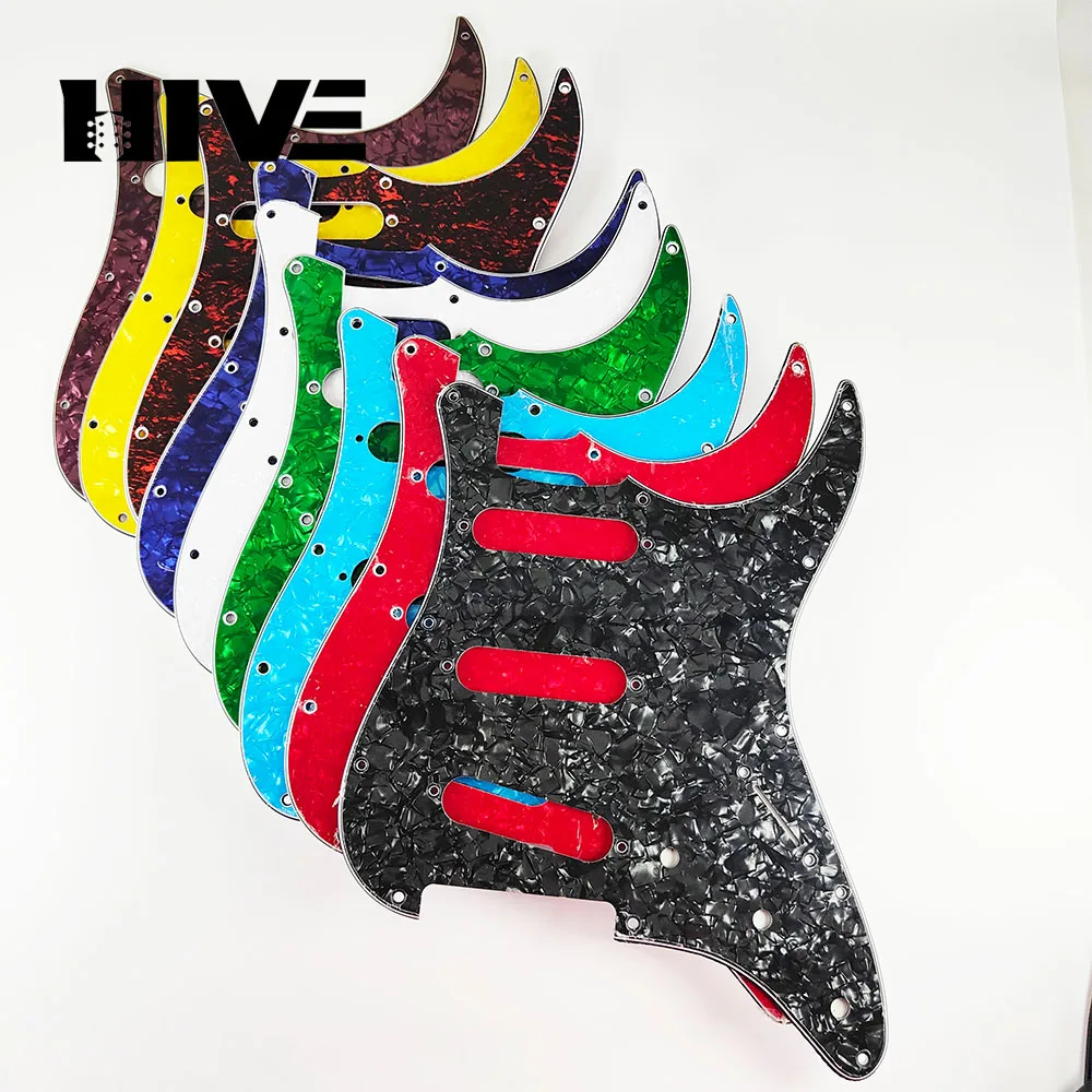 1 szt. Elektryczna Gitara Płytka Ochronna Pickguard Płyta Tylna Gitary ST SQ Panel Gitarowy 9 Kolorów do Wyboru