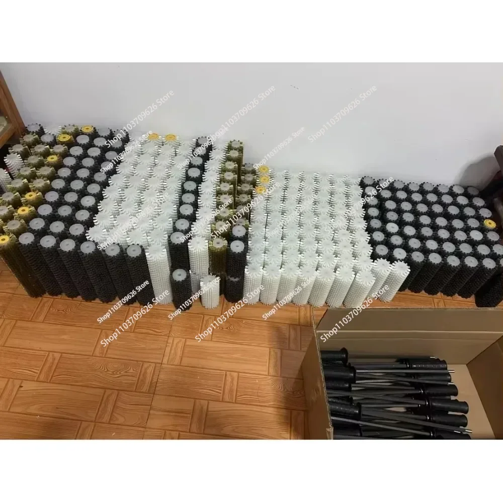 

Ski Wax Brush Kit Efficient with Axle Handle Cover Roller Brush Snowboard Maintenance Ski Waxing Brushes Snowboard Waxing Brush