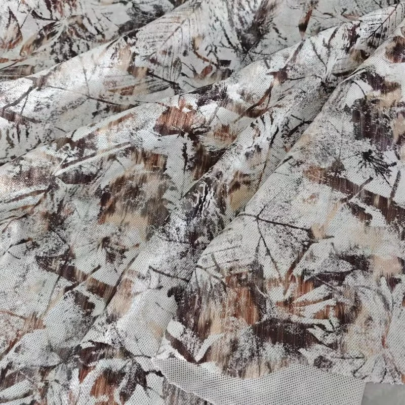 

Beige Vintage Print Curtains Fabric Handmade Sewing Home Lightweight Soft Designer Artistic Fashion Decoration Crafts Material