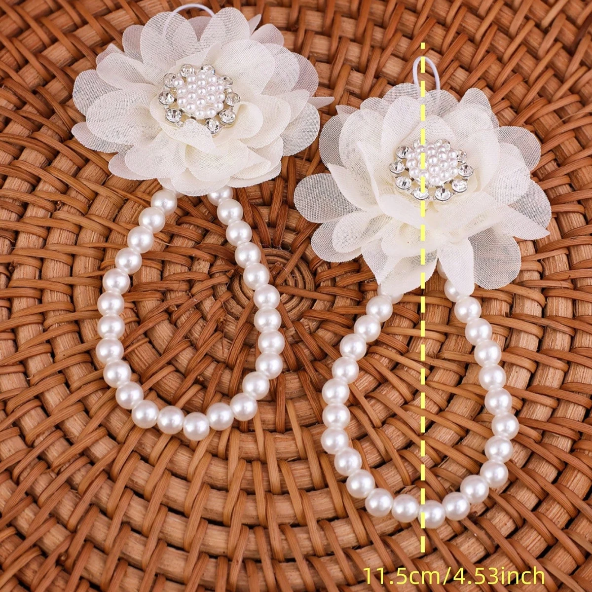 Ylsteed الوليد فتاة اللؤلؤ صنادل بيرفوت الرضع التصوير اكسسوارات طفلة التصوير الدعائم أحذية القدم #6