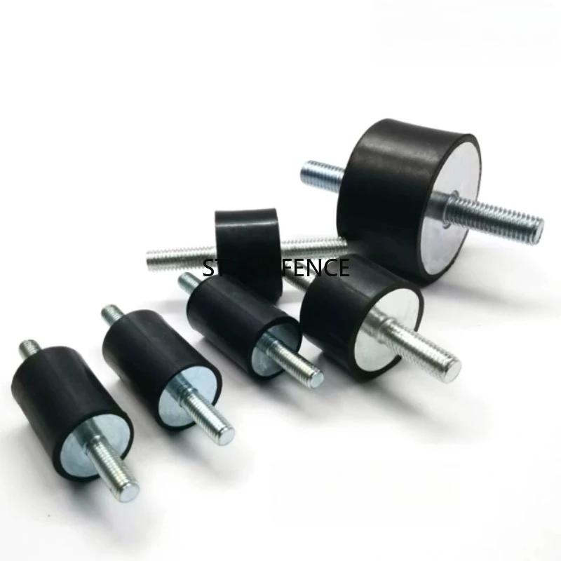 4PCS Rubber Shock Absorber External Thread VV Type At Both Ends M4/M5 Household Hardware Accessories Shock Absorber Tool