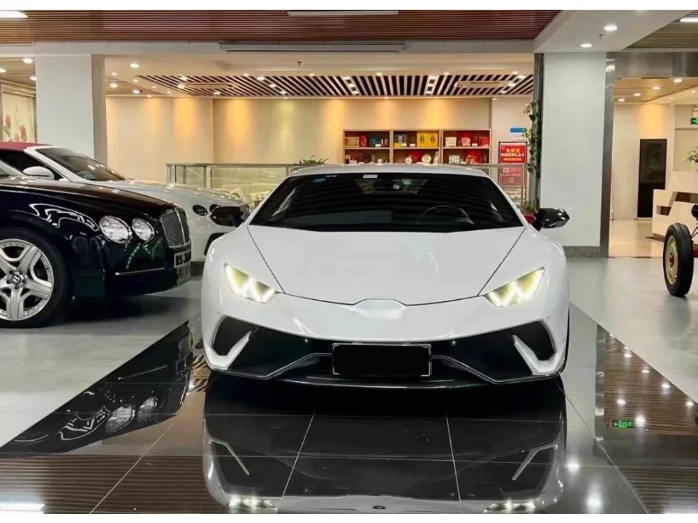 

Front Bumper+front Lip Car Kit for Lamborghini Huracan LP610 Upgraded P-style High-quality Carbon Fiber Body Kit
