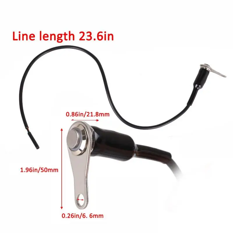 New LED Motorcycle Switch Waterproof Handlebar Switch Reset Manual Return Button Engine ON OFF Accessories Tools Dropshipping