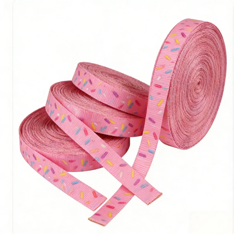 2.5CM Wide Pink Candy Camo Webbing 900D High Density Polyester Tactical Molle Strap for Vest Waist Seal Backpack Bag Accessories