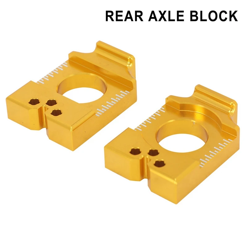 AU04 -Rear Axle Blocks For Surron Ultra Bee, Axle Chain Adjuster Block Electric Dirt Bike Part