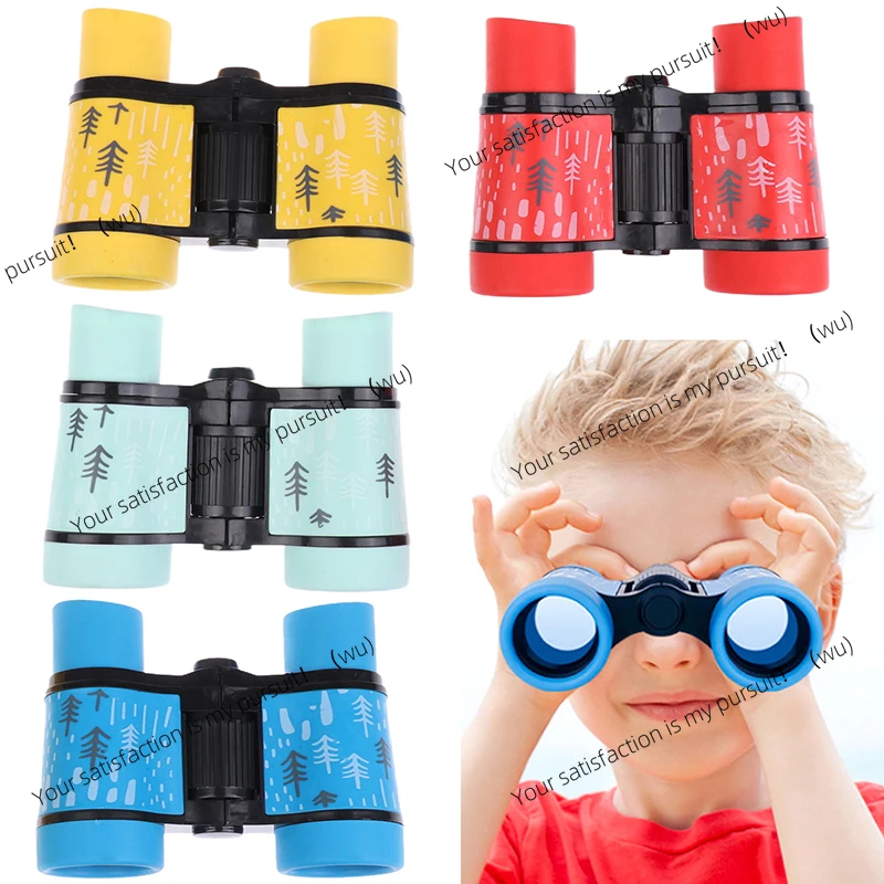 Telescopio Binocular para acampar al aire libre para niños, telescopio 4x30 con bolsa de almacenamiento, telescopio de aprendizaje educativo para niños, regalos de cumpleaños