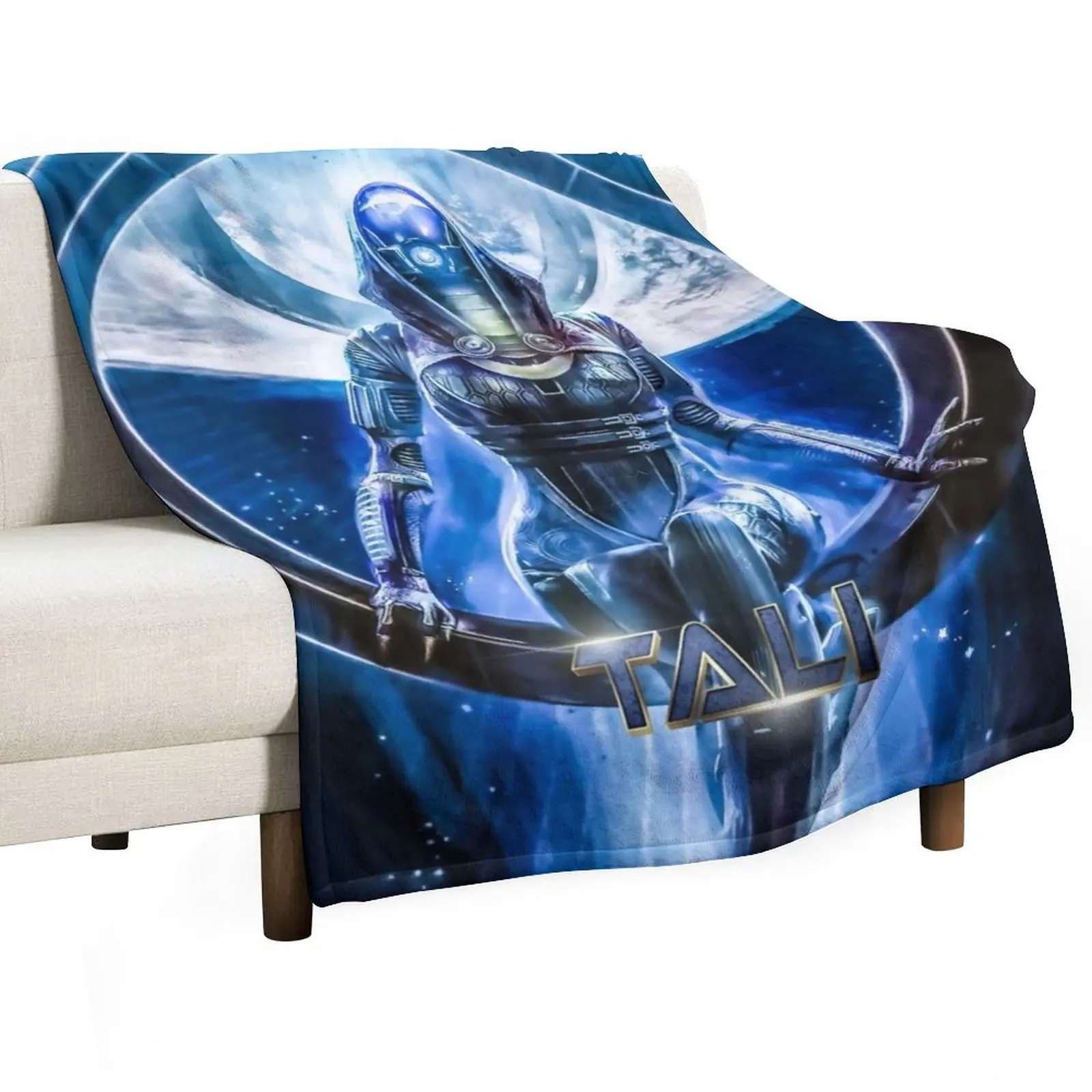 

Mass Effect - Tali Throw Blanket Sofa Throw For Sofa Thin Cute Single Blankets